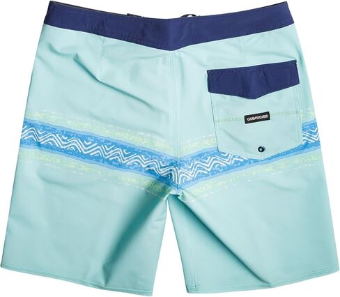 Quiksilver Men's Standard Surfsilk Mesa Strip 19 Boardshort Swim Trunk in Saudi Arabia