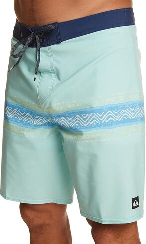 Quiksilver Men's Standard Surfsilk Mesa Strip 19 Boardshort Swim Trunk in Saudi Arabia