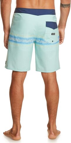 Quiksilver Men's Standard Surfsilk Mesa Strip 19 Boardshort Swim Trunk in Saudi Arabia