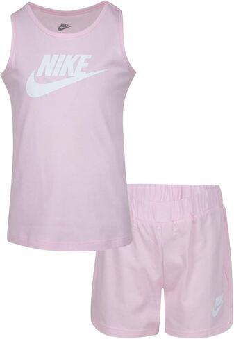 Nike Girl's Jersey Tank Top and Shorts Set (Little Kids) in Saudi Arabia