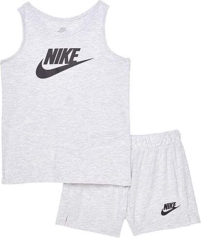 Nike Girl's Jersey Tank Top and Shorts Set (Little Kids) in Saudi Arabia