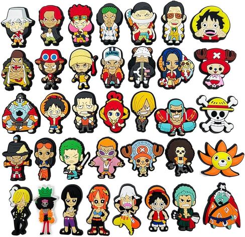 TOYORK Shoe Charms PVC 36pcs Shoe Decoration Charms for Boys Girls Teens Gifts for Kids Children,Anime 36 Heros Style in Kuwait