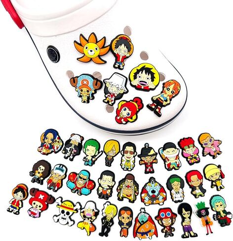 TOYORK Shoe Charms PVC 36pcs Shoe Decoration Charms for Boys Girls Teens Gifts for Kids Children,Anime 36 Heros Style in Kuwait