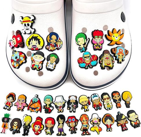 TOYORK Shoe Charms PVC 36pcs Shoe Decoration Charms for Boys Girls Teens Gifts for Kids Children,Anime 36 Heros Style in Kuwait