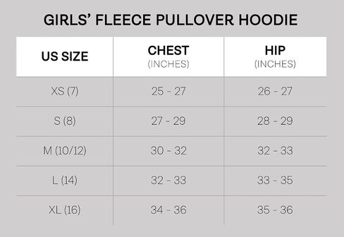 Real Essentials 3 Pack: Girls' Soft Brushed Fleece Pullover Hoodie Sweatshirt With Kangaroo Pocket (Ages 7-16) in Kuwait