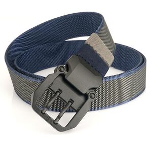 Reversible Nylon Belt, Double Hole Grommet Belts For Men Golf Belt Casual Work Belt with Adjustable Trim to Fit