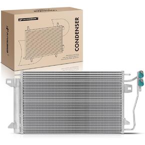 A-Premium Air Conditioning A/C Condenser Compatible with Ford Fusion 2006-2012 & Lincoln MKZ 2007-2012, Zephyr 2006 & Mercury Milan 2006-2009, Replace# 6N7Z19712A, 9N7Z19712A
