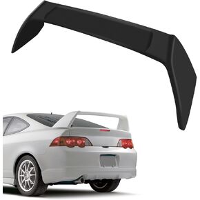 SCITOO ABS Black Rear Trunk Spoiler Wing Exterior Accessories Styling Kits Replacement for Acura RSX 2-Door Coupe 2.0L Type-S