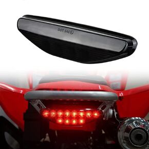 ATV Motorcycle LED Tail Light Waterproof TRX LED Brake Lamp Compatible with 2006-2009 TRX 450R,2006-2014 TRX 450ER Replacement #33700-HP1-601(1 PCS Black)