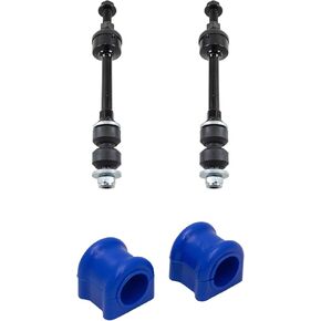 TRQ Front Suspension Kit Sway Bar Bushing Set Sway Bar Stabilizer Link Compatible with 2002-2008 Dodge Ram 1500 2012-2013 Ram 1500 2011-2013 2500 2011-2012 3500