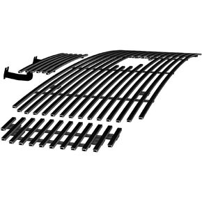 APS Compatible with Ford Excursion 2000-2004 Logo Show Stainless Steel Chrome Horizontal Billet Grille Grill Insert Combo F61142A