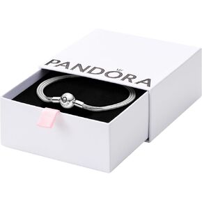 Pandora Moments Multi Snake Chain Bracelet - Hand-Finished Silver Bracelet for Women - Gift for Her - Sterling Silver, With Gift Box