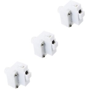 3pcs Auto Shut Off Valve Ro Reverse Osmosis Machine Water Purifier Valve Water System Water Dispenser White Low Pressure for Water Purifier
