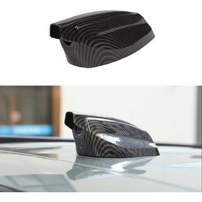 Antenna Cover Compatible with Land Rover Defender 90 110 130 2020 2021 2022 2023 2024 Accessories, Automotive Top Roof Signal Base Cover, Carbon Fiber Pattern