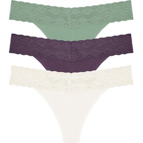 Natori Women's Bliss Perfection Thong 3-Pack