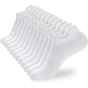 Ankle Socks Women's and Mens Thin Athletic Running Low Cut No Show Short Socks With Heel Tab 6/10 Pairs