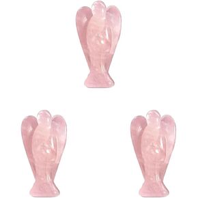 Original Pocket Guardian Angel with Serenity Prayer Card - Opal Healing Stone Figurine - Bless Yourselves and Your Loved Ones