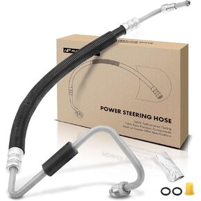 A-Premium Power Steering Pressure Hose Line Assembly Compatible with Chevrolet Silverado 2500 HD 2011-2018, Silverado 3500 HD 2011-2018 & GMC Sierra 2500 HD 2011-2015, Sierra 3500 HD 2011-2018, 6.6L