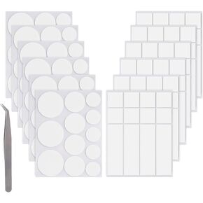 144 قطعة شريط مزدوج الجوانب للجدران، نقاط بالون شفافة لاصقة، نقاط لاصقة للغاية، شريط تثبيت قابل للتمدد، نقاط صمغ للحرف اليدوية، الديكور، الصور، الملصق، الحفلات in Kuwait