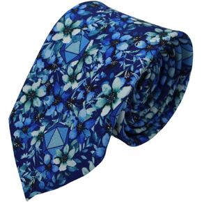 Dnd Necktie - Silk Dice Dnd Tie, Gift for Dungeons & Dragons Fans and Dungeon Masters, Accessory for D&D