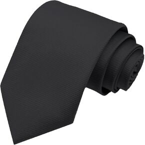 Ties for Men 3.15" Mens Tie Self Solid Color Plain Neckties for Adults Shirt Casual Business Wedding Party School