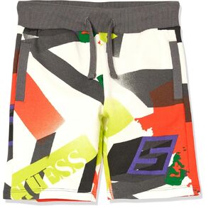 GUESS Boys' Organic Cotton All Over Print Short