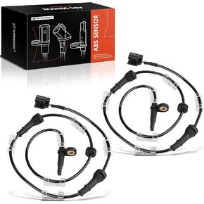 A-Premium ABS Wheel Speed Sensor Compatible with Nissan Models - Murano 2009-2014 - Front Driver and Passenger Side, Replace# 47910-1AA0A 2-PC Set