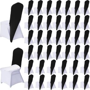 20 Pcs Chair Cap Covers Spandex Chair Covers Chair Hood Sash Chair Hat Bands Folding Chair Covers Stretch Elastic Chair Cover for Wedding Holidays Banquet Party Celebration (Light Pink)