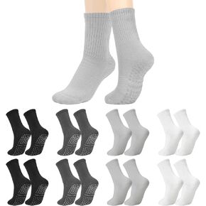 8 أزواج من جوارب البيلاتس مع مقابض للنساء من جوارب اليوجا غير القابلة للانزلاق، جوارب بيور باري in Kuwait