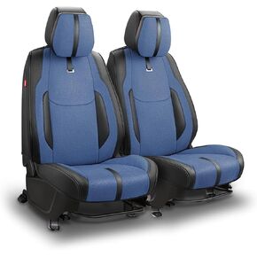 Sport Series Leatherette Full Set Seat Covers Universal for Cars Trucks SUV, Grey, CA-SC-Sport-Full-GY