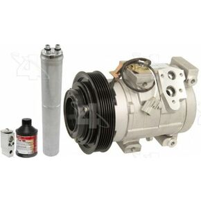 Four Seasons 6694NK Complete Air Conditioning Kit Complete Air Conditioning Kit w/ New Compressor A/C Compressor Mount and Drive Kit A/C Replacement Kit