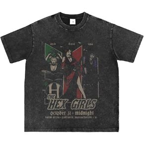 Bellelement Retro The Hex Girls Inspired T-Shirt Goth Rock Music T-Shirt