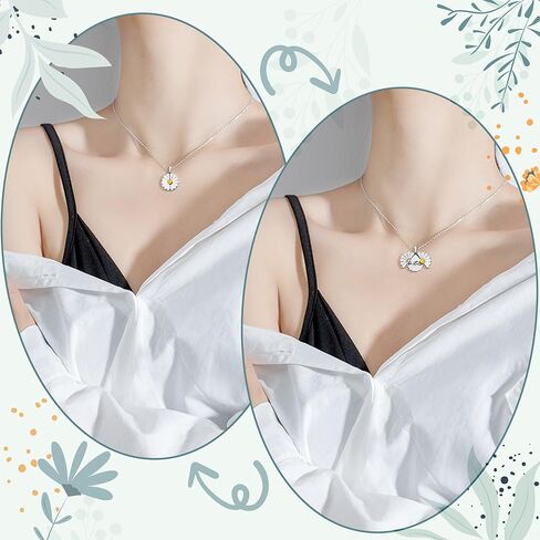 PANTIDE Christian Daisy Locket Necklace for Women - Be Still Engraved Faith Religious Necklace Inspirational Stainless Steel Jewelry Birthday Gift in Kuwait