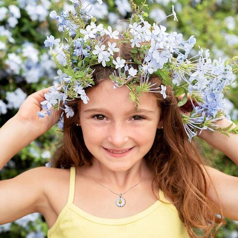 PANTIDE Christian Daisy Locket Necklace for Women - Be Still Engraved Faith Religious Necklace Inspirational Stainless Steel Jewelry Birthday Gift in Kuwait