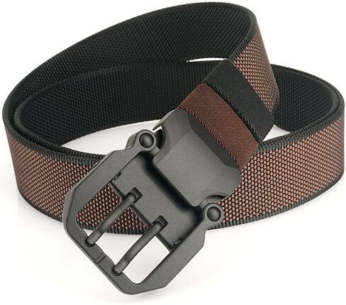 Reversible Nylon Belt, Double Hole Grommet Belts For Men Golf Belt Casual Work Belt with Adjustable Trim to Fit in Saudi Arabia