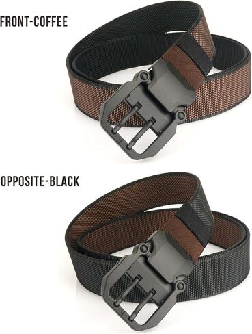 Reversible Nylon Belt, Double Hole Grommet Belts For Men Golf Belt Casual Work Belt with Adjustable Trim to Fit in Saudi Arabia