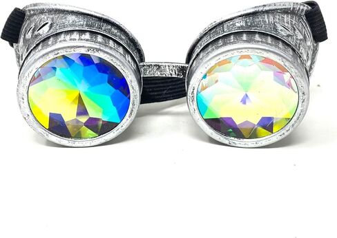 STORM BUY ] Steampunk Style Metallic Scientist Time Traveler Luxury Class Goggle Halloween Costume Cosplay Party in Saudi Arabia