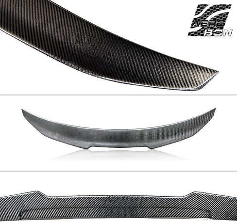AeroBon Real Carbon Fiber Trunk Spoiler Compatible with 2019-2024 BMW 3-Series G20 Sedan G80 M3 (H Style) in Saudi Arabia
