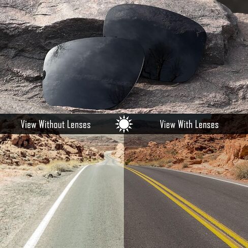 عدسات بديلة مستقطبة لنظارة Ray-Ban RB3516 مقاس 59 مم باللون الأسود الداكن - مستقطبة in Kuwait