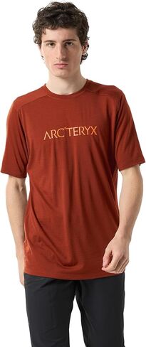 Arc'teryx Men's Ionia Merino Wool Arc'word Logo Short Sleeve in Saudi Arabia