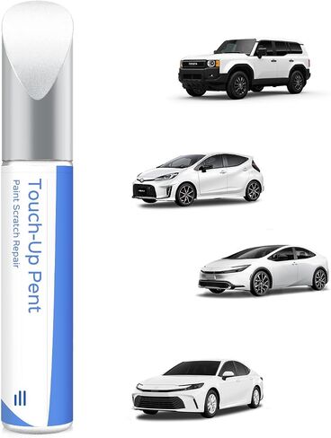 040 طلاء أبيض فائق/غطاء ثلجي متوافق مع رقائق Toyota Exact Match وNicks Touch Up in Kuwait