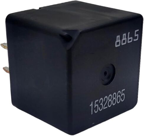 Relay 15328865-12V 40A 5 Pins Temperature Sensor and Fan Control Relay Replace 12193602, 12177234, 15-81106, 96263403 in Saudi Arabia