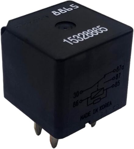 Relay 15328865-12V 40A 5 Pins Temperature Sensor and Fan Control Relay Replace 12193602, 12177234, 15-81106, 96263403 in Saudi Arabia