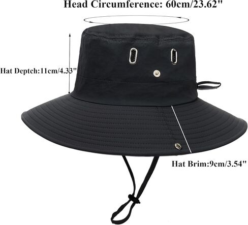 Sun Hat for Men Women with Uv Protection Summer Beach Bucket hat Wide Brim Safari Boonie Cap for Fishing Camping in Saudi Arabia