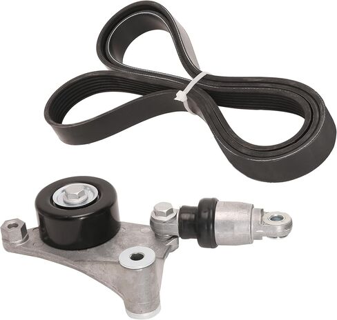 طقم شداد حزام القيادة 38216 مناسب لسيارة Scion tC 2005-2006، مناسب لسيارة Toyota Camry 2004-2006، مناسب لسيارة Toyota Solara 2004-2006، L4 2.4L، استبدل OE # 1662028090، 1662028070، 7PK1940 in Saudi Arabia