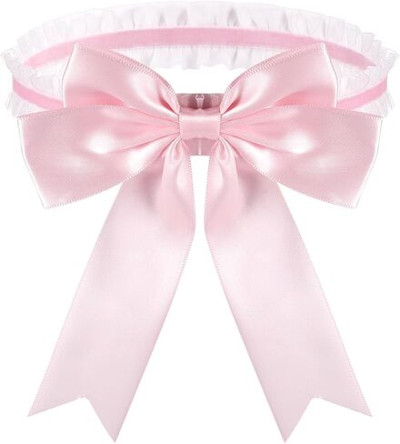 Bow Wedding Garters for Bride, Lace Garter Toss Elastic Garter Belt Satin Bow Tie Leg Ring for Women Girls in Kuwait