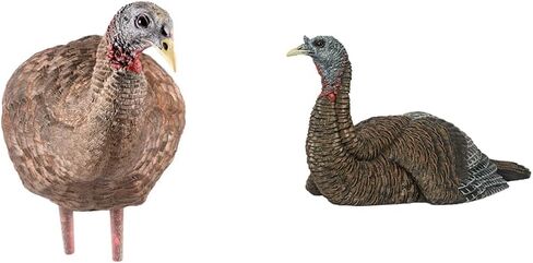 Avian-X Breeder نابض بالحياة قابل للطي LCD شرك صيد الدجاجة الديك الرومي مع حصة 24 بوصة، بدون تفاصيل طلاء نابض بالحياة، وحقيبة حمل in Kuwait