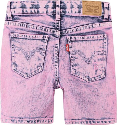 Levi's Girls' Big Denim Midi Shorts, Sachet Pink, 14 in Saudi Arabia