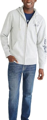 AEROPOSTALE Men's Aero Logo Full Zip Hoodie-Left Chest in Saudi Arabia