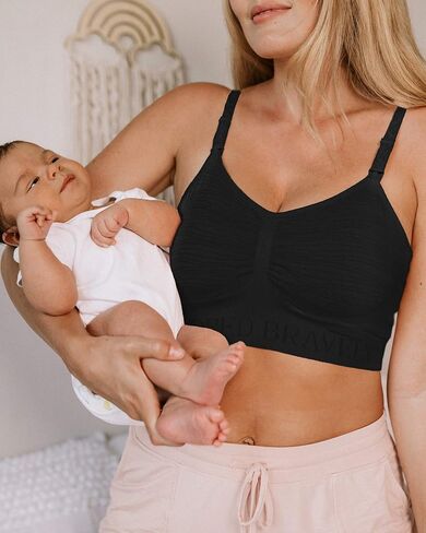 Kindred Bravely 2-Pack Hands Free Pumping Bra & Sleep Pumping Bra Bundle (Black, Medium) in Kuwait